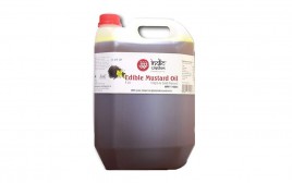 Indic Wisdom Edible Mustard Oil Virgin & Cold Pressed  Plastic Jar  5 litre